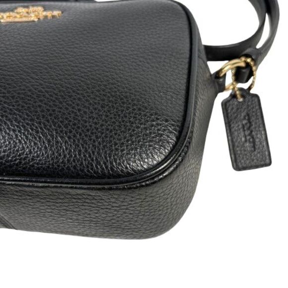 Coach Black Pebbled Leather Mini Jamie Camera Crossbody Bag Shoulder CA069 - Picture 14 of 16